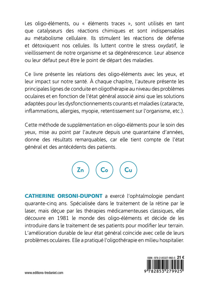 Les oligo-éléments pour vos yeux et votre santé