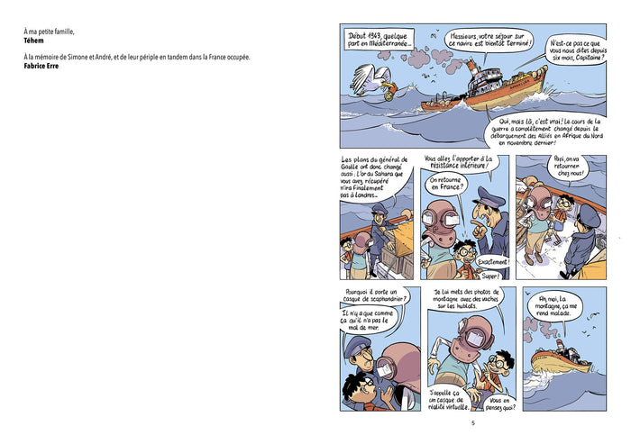 La drôle de guerre de Papi et Lucien - Tome 4 Opération : Résistance !