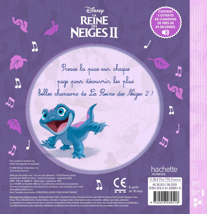 La reine des neiges 2 - Mes premières chansons - Disney