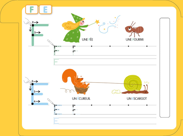 Mes premières majuscules bâton
