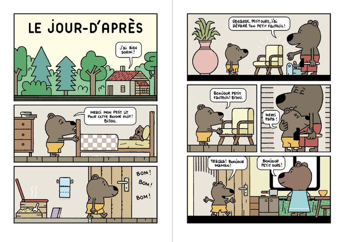 La suite incroyable des aventures de Boucle d'or et les trois ours