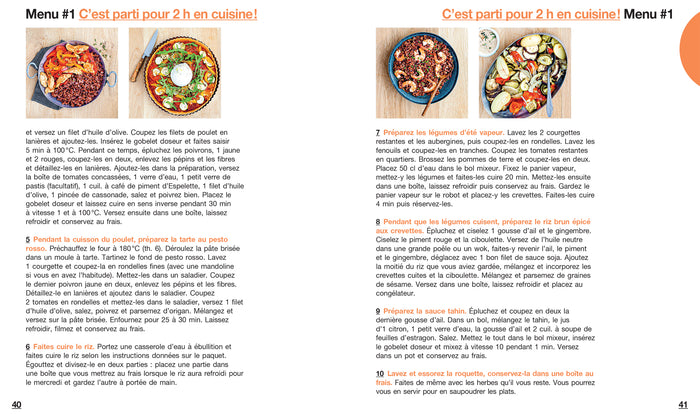 En 2h je cuisine pour toute la semaine au robot cuiseur