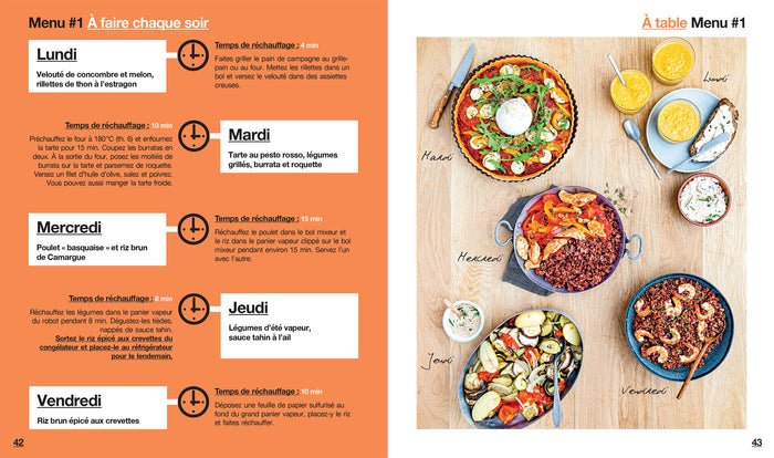 En 2h je cuisine pour toute la semaine au robot cuiseur