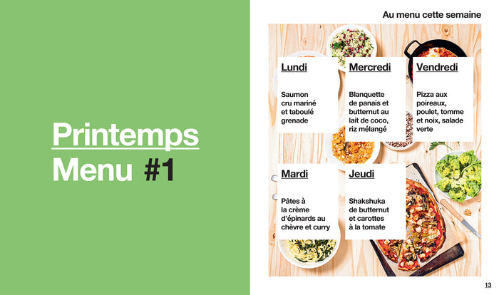 Petit en 1h je cuisine pour toute la semaine