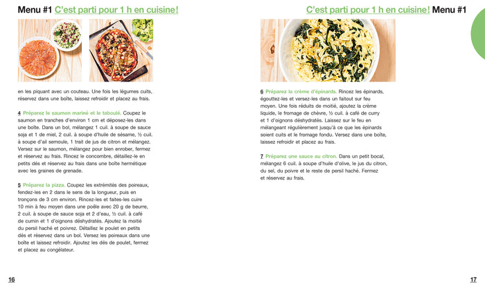 Petit en 1h je cuisine pour toute la semaine