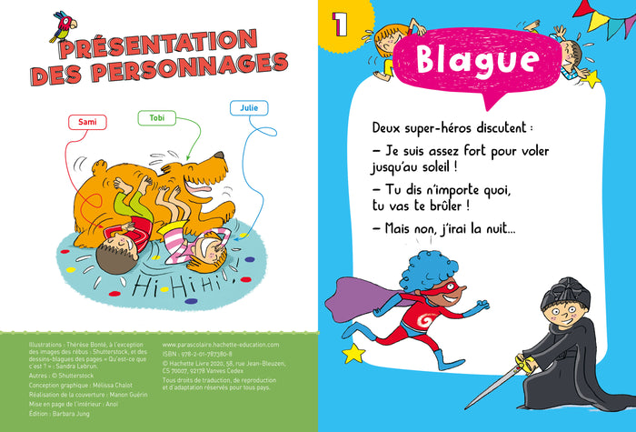 Sami et Julie 100 blagues, charades et devinettes Tome 2