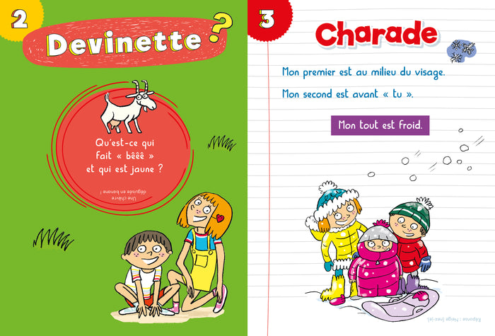 Sami et Julie 100 blagues, charades et devinettes Tome 2