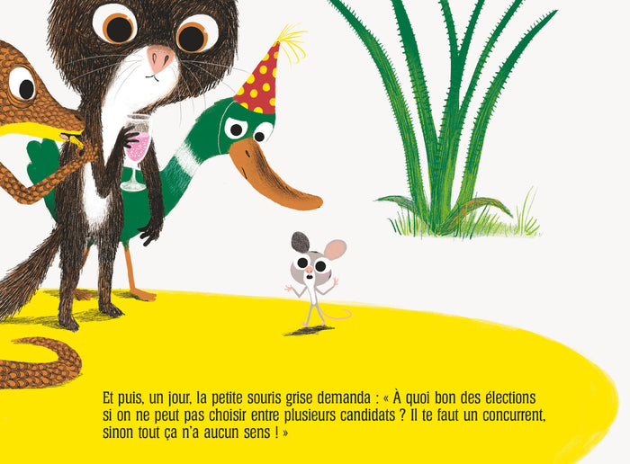 L'histoire du lion qui voulait être président