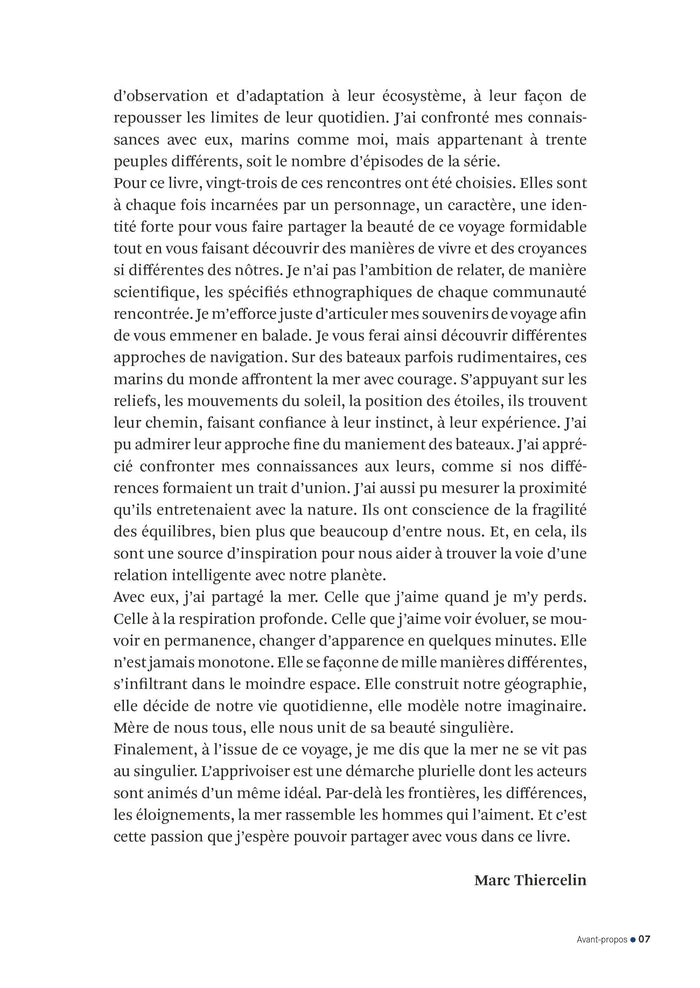 A la rencontre des peuples des mers