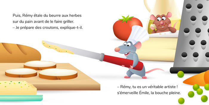 Rémy cuisine comme un chef