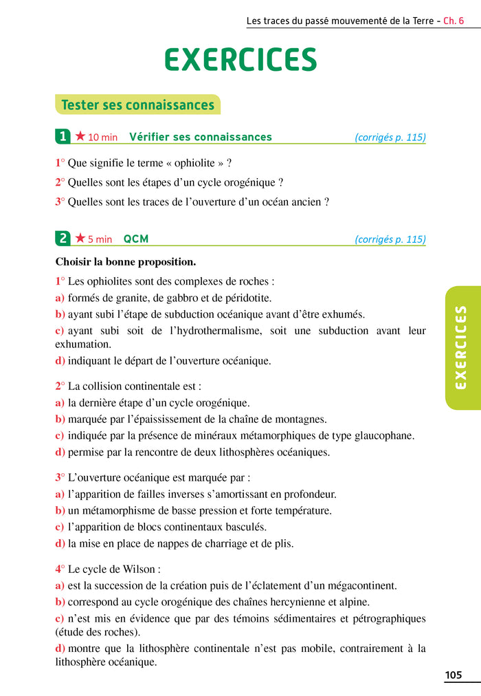 Exos résolus spécialité SVT Terminale