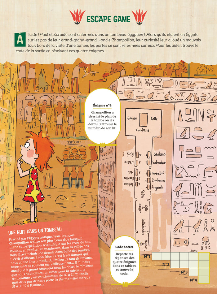 Champollion, le champion des hiéroglyphes