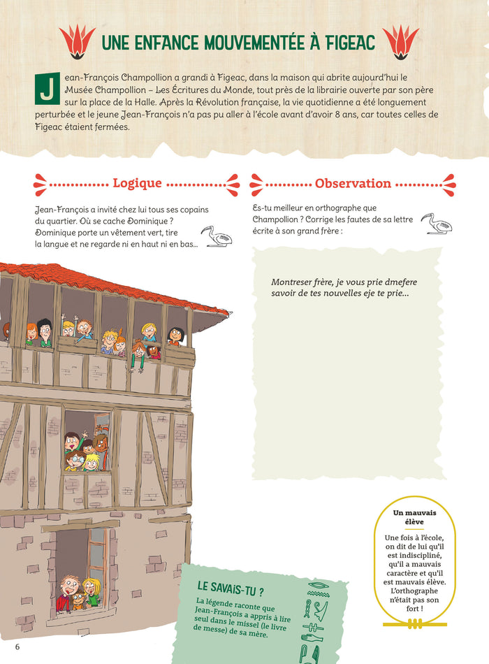 Champollion, le champion des hiéroglyphes