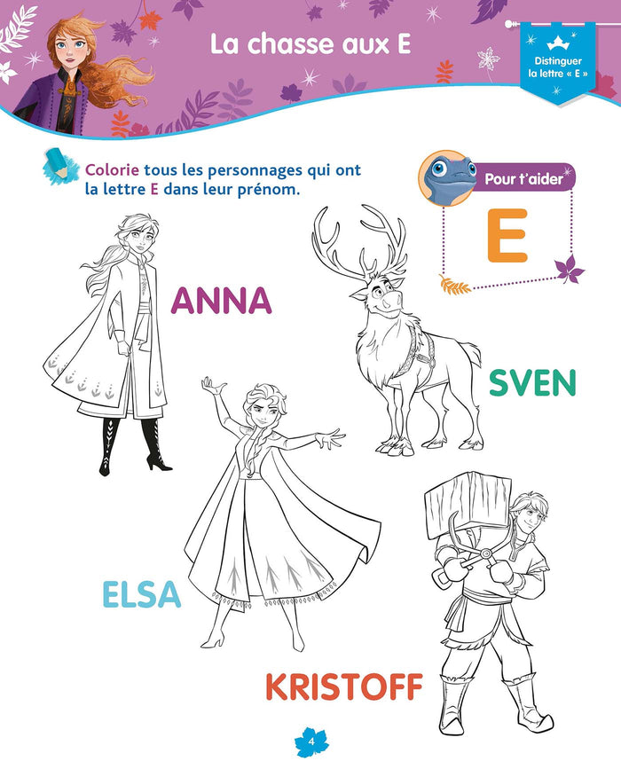 La reine des neiges 2 - Je joue et j'apprends - Moyenne Section