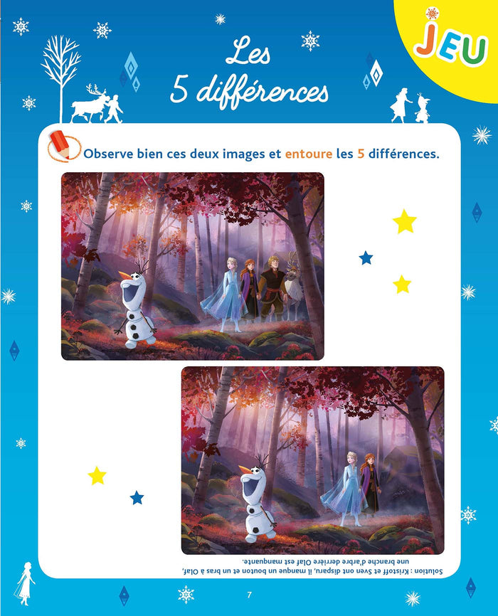 La Reine des Neiges 2 - Je joue et j'apprends - Grande Section (5-6 ans)
