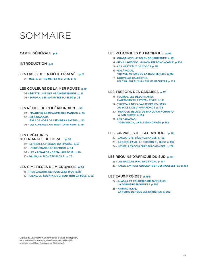 Plonger dans les mers du monde