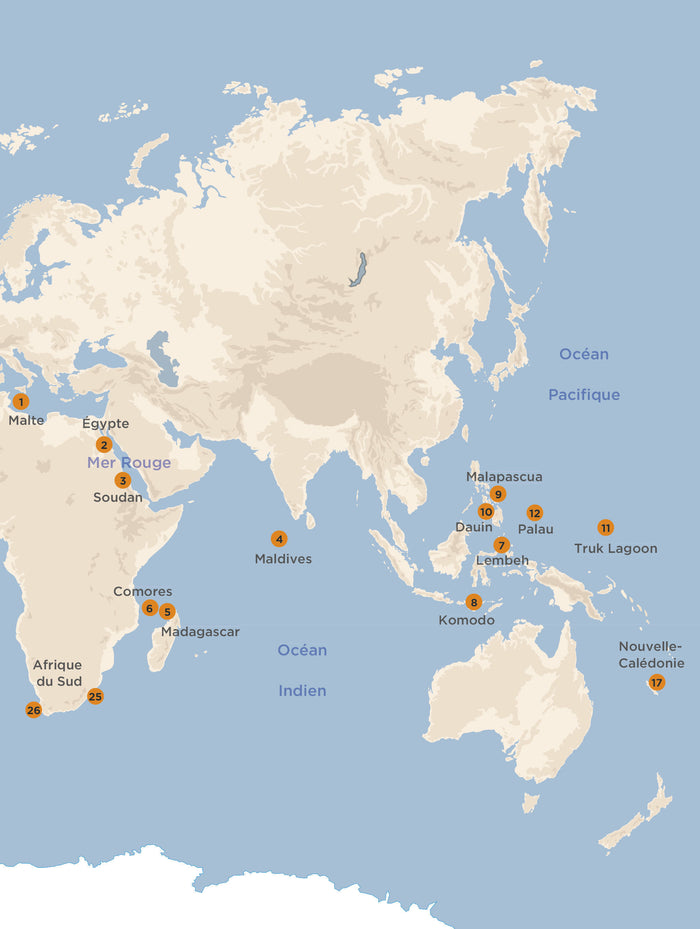 Plonger dans les mers du monde