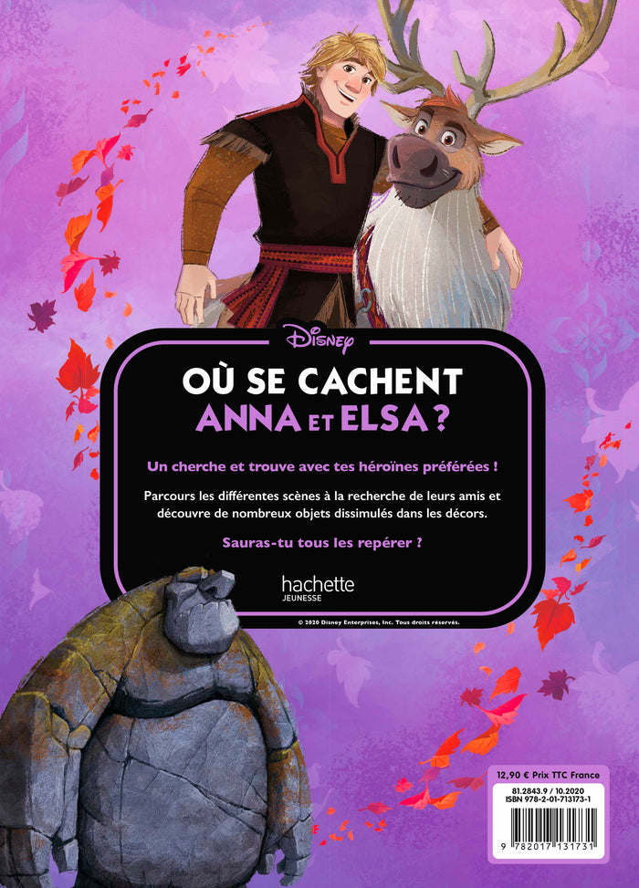 LA REINE DES NEIGES 2 - Où se cachent Anna et Elsa ? - Cherche et trouve - Disney