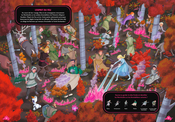 LA REINE DES NEIGES 2 - Où se cachent Anna et Elsa ? - Cherche et trouve - Disney