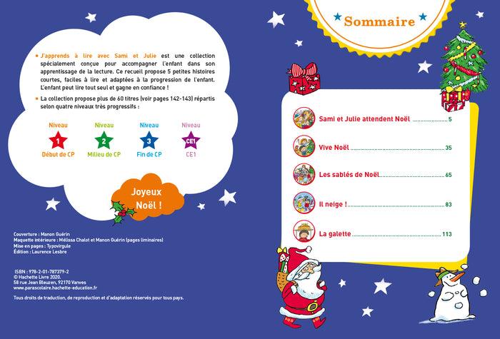 Sami et Julie Niveau CP - 5 histoires de Noël