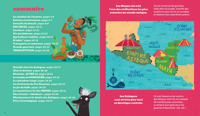 Les Mayas et les Aztèques racontés aux enfants