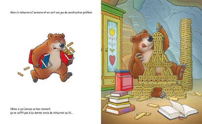 L'ours qui n'arrive pas à s'endormir