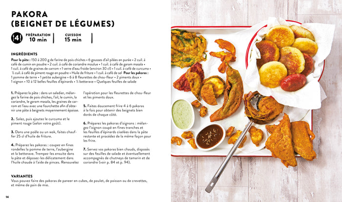 Inde: 70 recettes gourmandes et parfumées élaborées avec amour