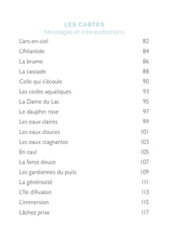 La Magie des eaux guérisseuses - Cartes oracle