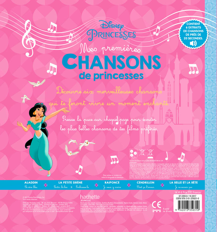 DISNEY PRINCESSES - Mes Premières Chansons de princesses