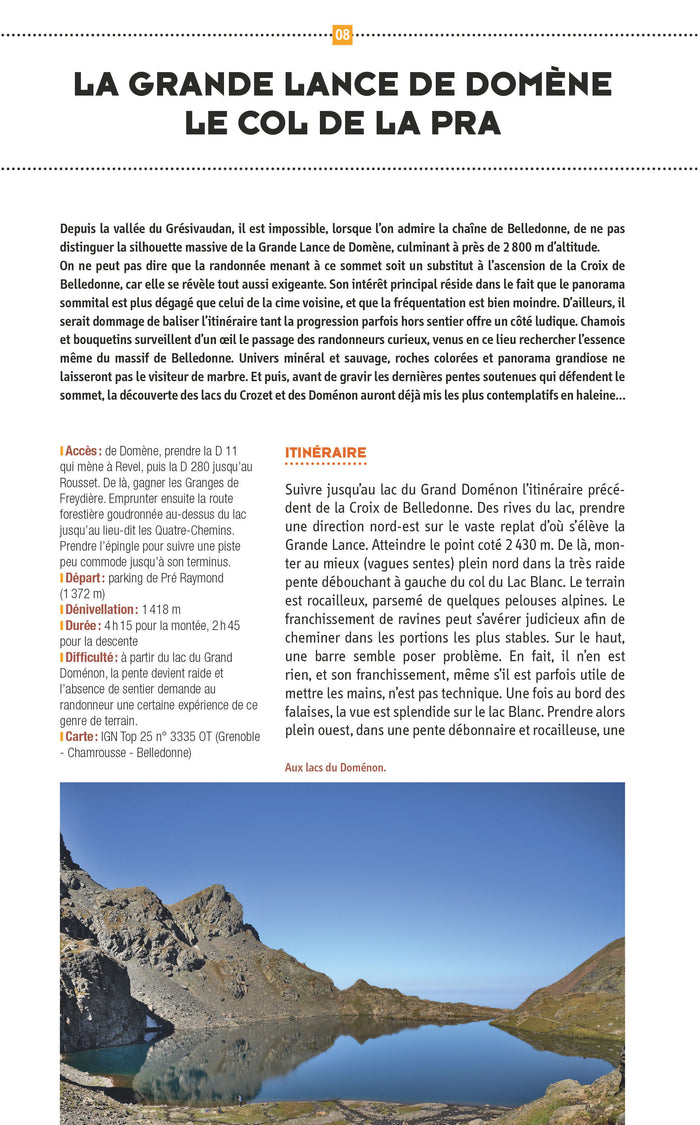 Massif de Belledonne - Randonnées vers les sommets