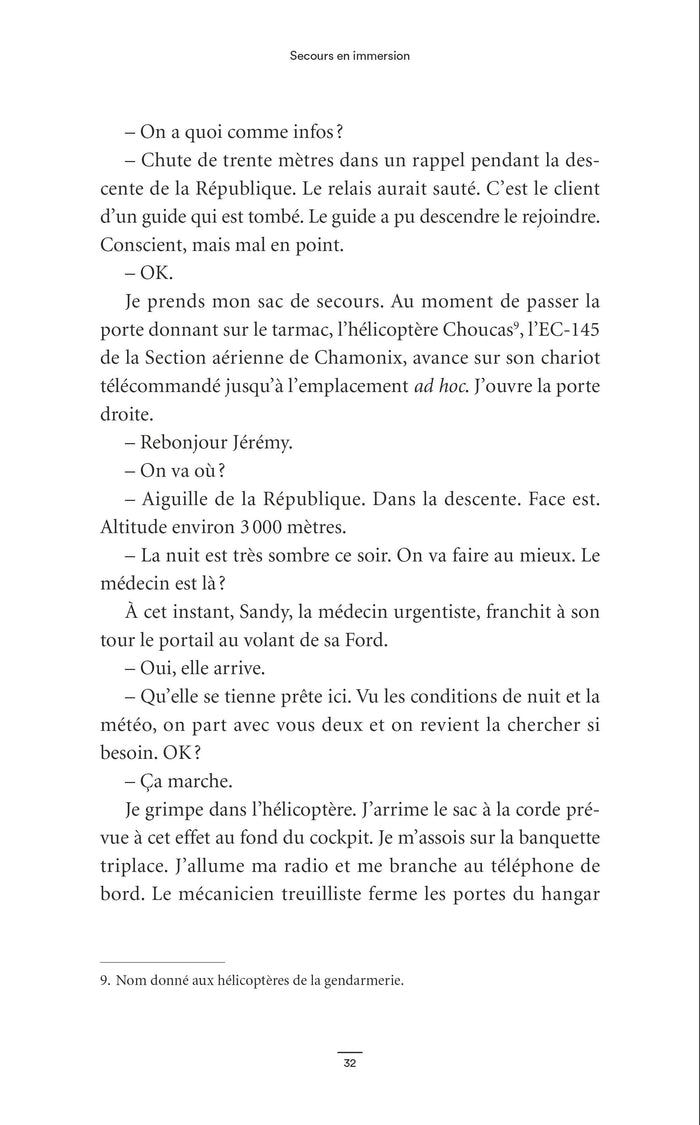 Secours en immersion