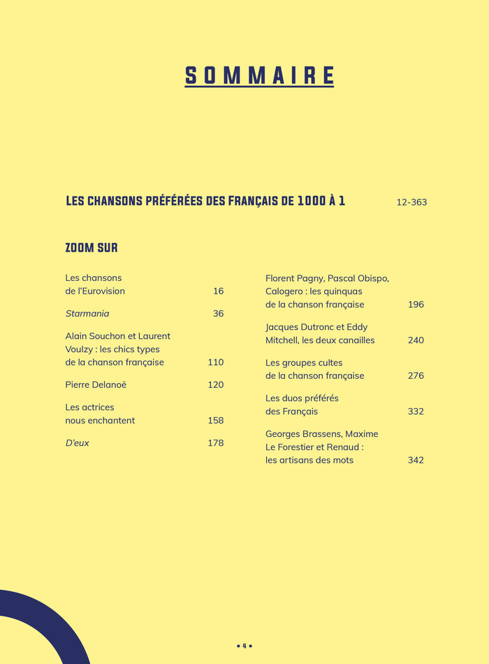 Les 1000 chansons préférées des Français