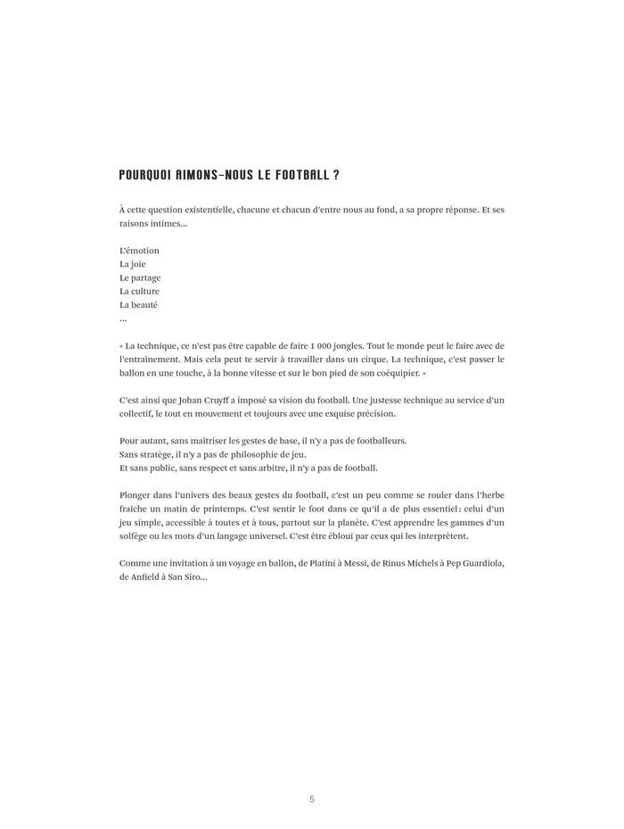 Football, les beaux gestes