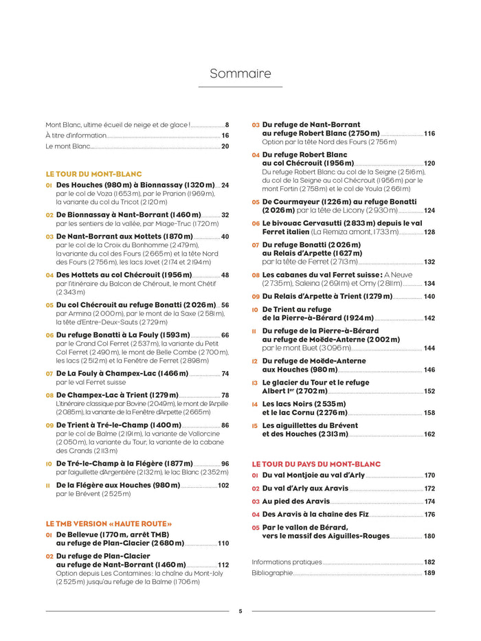 TMB le tour du Mont-Blanc