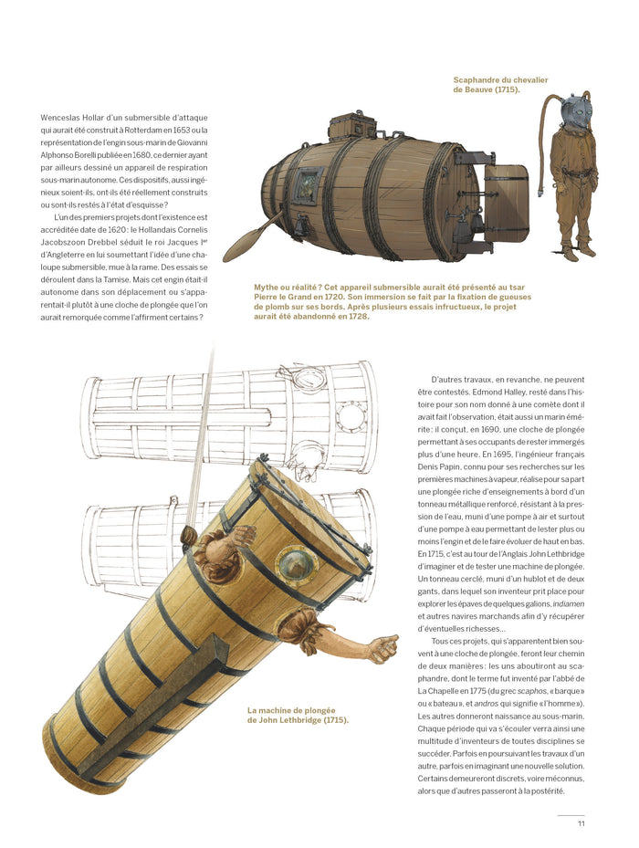 A bord des sous-marins