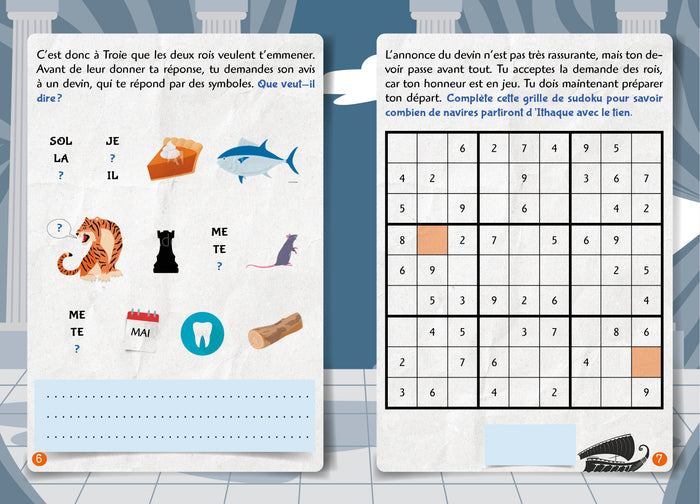 Escape de game de poche Junior - Les péripéties d'Ulysse