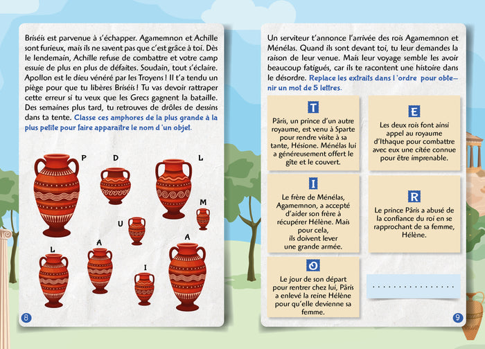 Escape de game de poche Junior - Les péripéties d'Ulysse