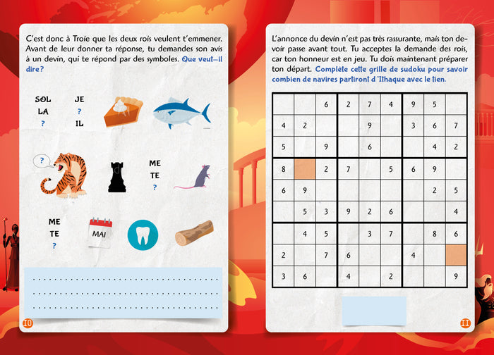 Escape de game de poche Junior - Les péripéties d'Ulysse