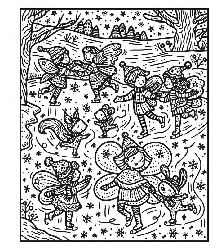 L'hiver enchanté - La peinture magique