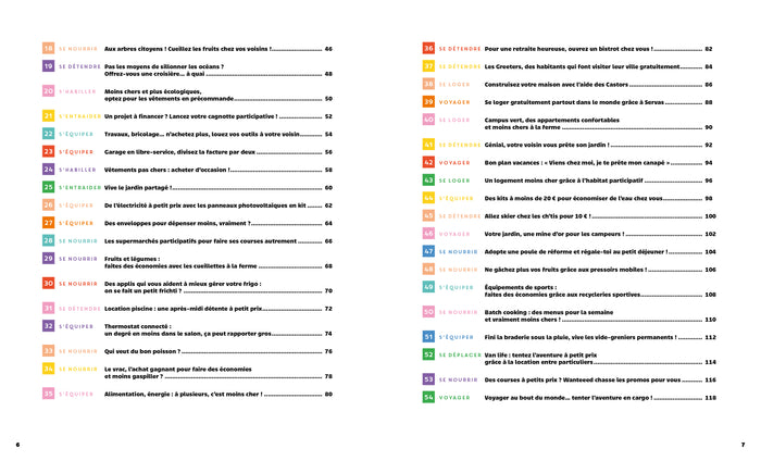 100 idées pour dépenser moins et vivre mieux