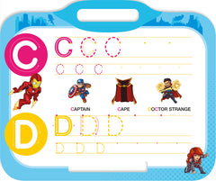 Disney - Mes super-héros Marvel - Ardoise J'écris les lettres majuscules  (3-6 ans)