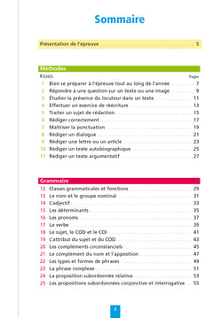 Objectif Brevet - Fiches Français
