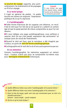 Objectif Brevet - Fiches Français