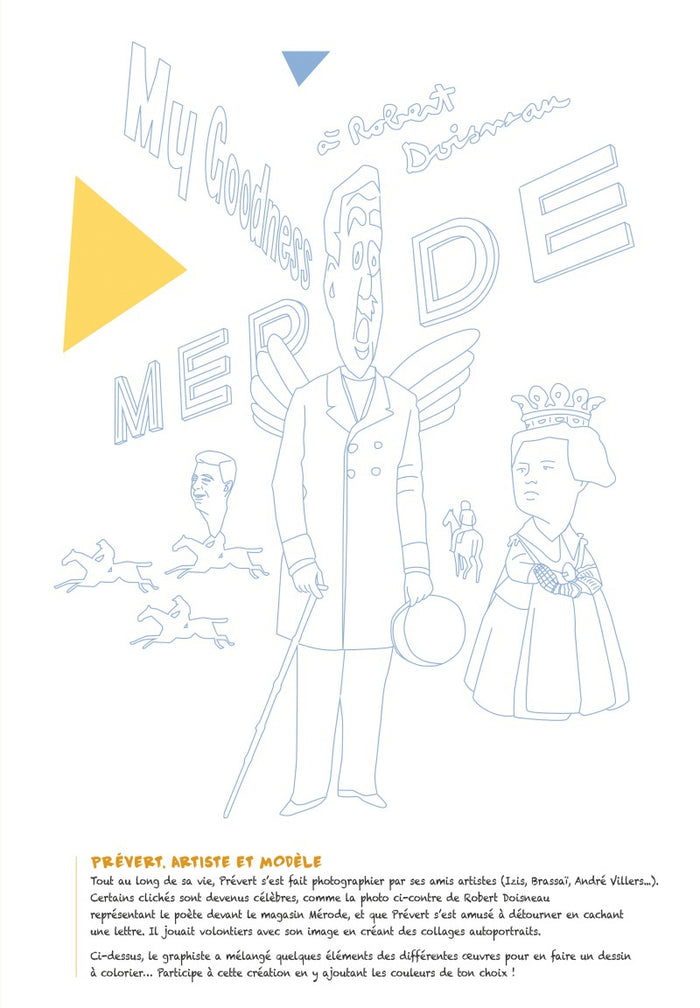 Cahier de collage et de coloriage