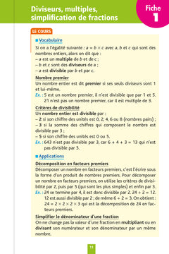 Objectif Brevet - Fiches Maths