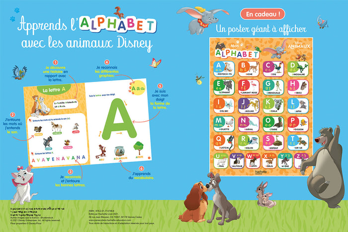 J'apprends l'alphabet avec les animaux Disney