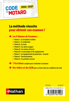 Code du motard 2026-2027