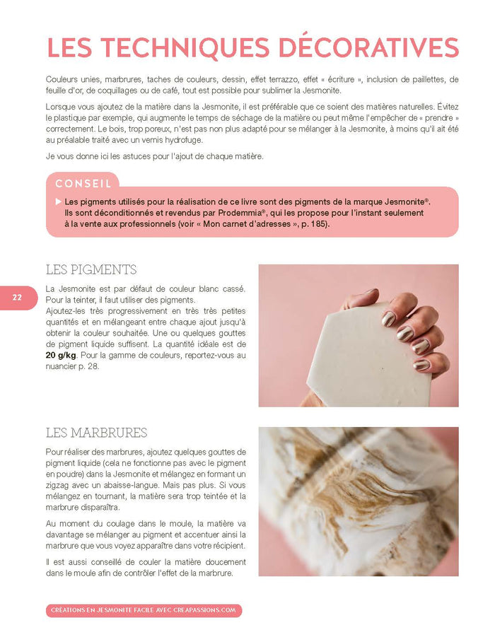 Créations en Jesmonite