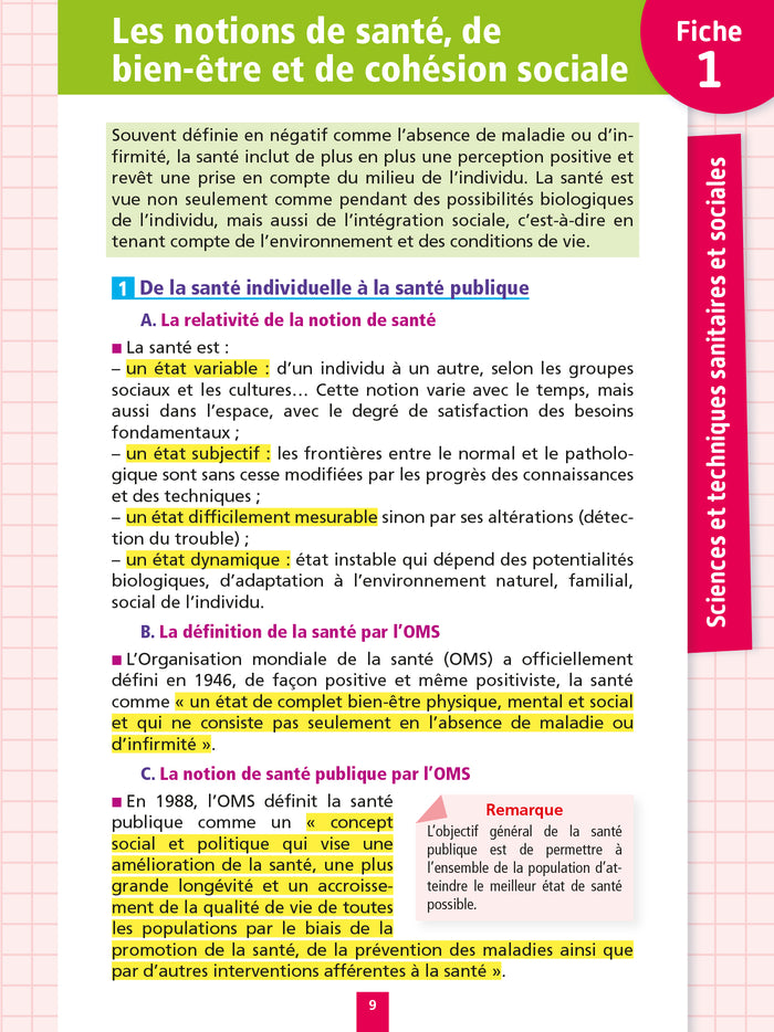 Objectif BAC Fiches Tout-en-un 1re et Term ST2S