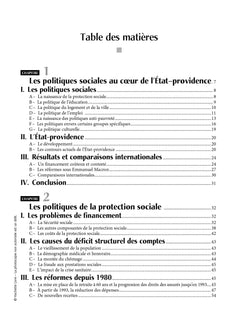 Les politiques sociales en France